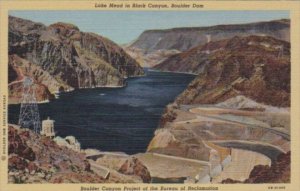 Nevada Lake Mead In Black Canyon Boulder Dam
