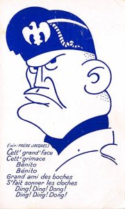 Propaganda Benito Mussolini Postcard