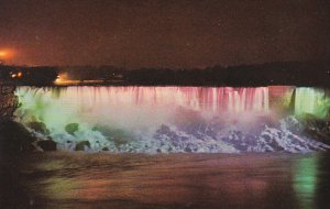 Canada Ontario Niagara Falls At Night