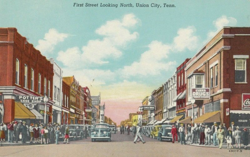 UNION CITY, Tennessee, 1930-40s; First Street