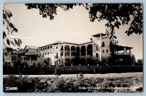 Mexico Postcard Hotel Valles Ciudad Valles San Luis Potosi c1930's Vintage