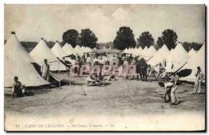 Camp Chalons - At Camp - Le Matin - Old Postcard