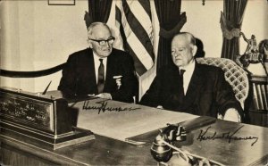 West Branch  IA Herbert Hoover Library Hoover and Harry S Truman Vintage PC