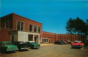 1950s Cars, University Memorial Union, Marquette, Michigan Vintage Postcard