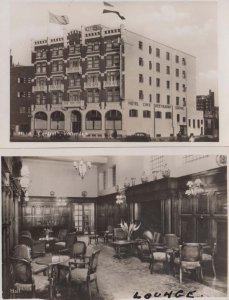 Rotterdam Central Hotel + Lounge Interior Real Photo Postcard s