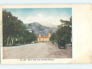 Divided-Back STREET SCENE Colorado Springs CO hk3992