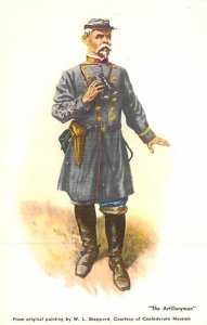 The Artilleryman Civil War Postcard