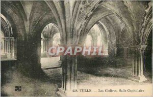 Old Postcard Tulle The Cloisters Hall Chapterhouse