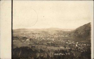 Bristol VT Birdseye View 1909 Used Real Photo Postcard