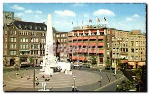 Old Postcard Netherlands Amsterdam Nationaal Monument