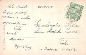 Tuchomeric Czech Republic Ustav pro Rekonvalescenty Antique Postcard J69363