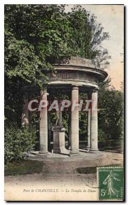 Old Postcard Chantilly Park The Temple of Diana