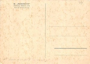 SS Hanseatic Hamburg Atlantic Line Ship 