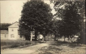 Unidentified Road & Home Publ in Winsted CT Connecticut Real Photo Postcard