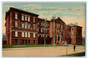 c1910 School of Practical Sciencec University of Toronto Toronto Canada Postcard