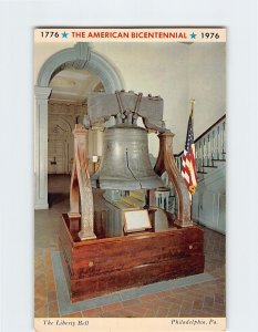 Postcard The American Bicentennial, The Liberty Bell, Philadelphia, Pennsylvania