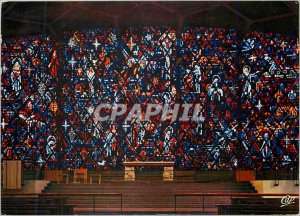 Modern Postcard Epinal Our Lady of Candles Grand Stained Crouzillard Archte