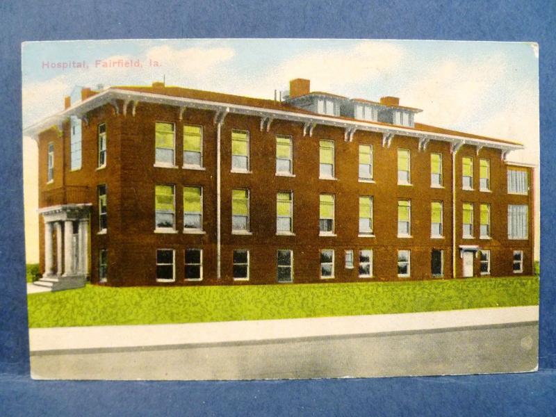 Postcard IA Fairfield Hospital
