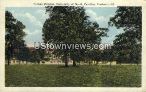 College Campus, University of NC in Durham, North Carolina