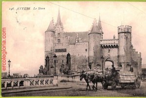 af4489 - BELGIUM Belgium - Antique VINTAGE POSTCARD POSTCARD -Antwerp-1910-