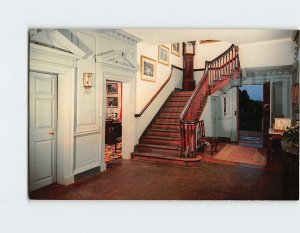 Postcard Central Hall at Mount Vernon, Virginia