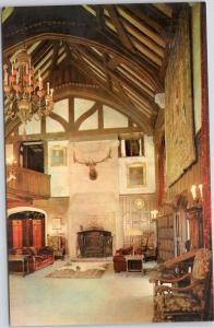 Stan Hywet Hall, Akron, Ohio - Country Estate - Great Hall - postcard
