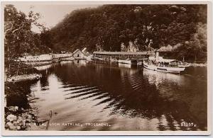 RPPC The Pier, Loch Katrine, Trossachs - Scotland, United Kingdom