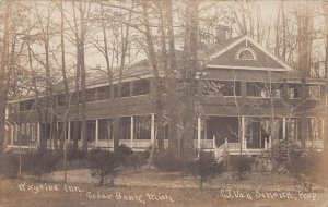 DS1/ Cedar Bank Michigan RPPC Postcard c1910 Wayside Inn Hotel  22