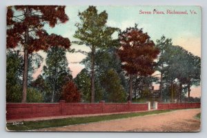 1914  Seven Pines   Richmond  Virginia   Postcard