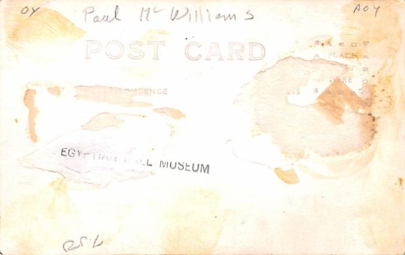 Paul McWilliams Clown Circus Unused small crease left top corner paper wear o...