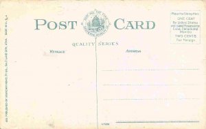 Masonic Temple Salt Lake City Utah 1910c postcard