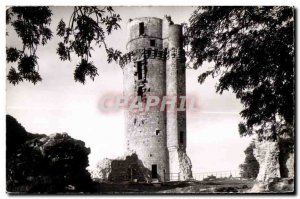 Old Postcard Montlhery (S and O) Tower the ruins of a Cheteau editie dismantled