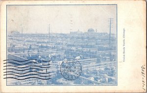 View of Union Stock Yards, Chicago IL Undivided Back Vintage Postcard L71