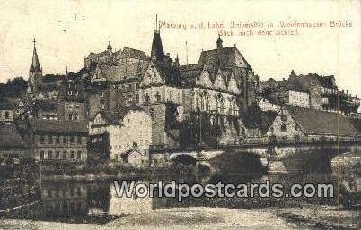 Universitat m Weidenhauser Brucke Marburg Germany 1911 