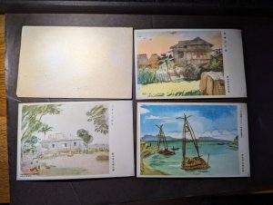 Lot of 8 Japan WWII Postal Stationery Mint Postcards