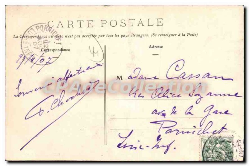 Postcard Old Guerande La Porte Saill