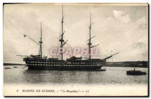 Old Postcard Boat Magellan