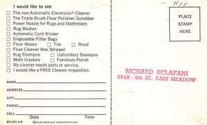 Advertising Post Card Electrolux Vacuum Cleaner Unused