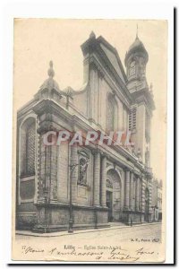 Lille Old Postcard Church of Saint Andre