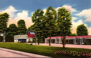 Arkansas Malvern Esquire Motel ad Esso Gas Station