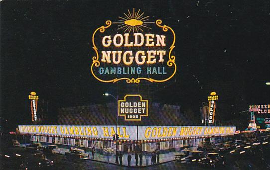 Nevada Las Vegas Golden Nugget Gambling Hall Saloon and Restaurant