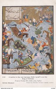 LONDON, England, 1900-1910s; A Battle In The War Between Shah Isma'il And The...