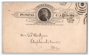 1889 Jones South Wholesale Groceries Jonathan St. Hagerstown Maryland Postcard
