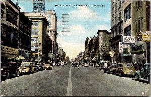 Indiana Evansville Main Street 1943