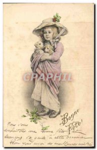 Postcard Old Dog Fun Children