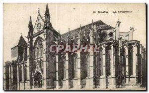 Old Postcard Meaux La Cathedrale