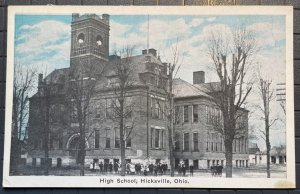 Vintage Postcard 1940-1950 Hicksville High School, Ohio (OH)