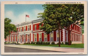Parkersburg West Virginia 1940s Postcard United States Post Office