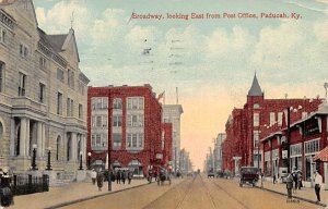 Broadway, looking east from post office Paducah Kentucky  