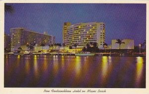 Florida Miami New Fontainebleau Hotel On Miami Beach 1961